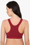 Nejo Double Layered Non-Wired 3/4Th Coverage Maternity Bra - Red — thumbnail 2