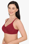 Nejo Double Layered Non-Wired 3/4Th Coverage Maternity Bra - Red — thumbnail 3