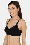 Nejo Double Layered Non Wired 3/4Th Coverage Maternity / Nursing Bra - Black — thumbnail 2