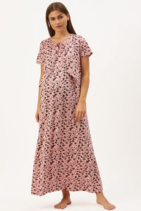 Pink Black Print