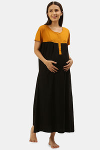 Mustard Yellow Black