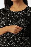 Nejo Cotton Full Length Maternity Nightdress - MegadotAop — thumbnail 5