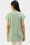 Nejo Cotton Maternity Top - MintAOP — thumbnail 3