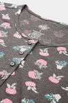 Nejo Cotton Maternity Top - Charcoal — thumbnail 6