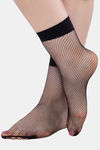 Next2Skin Fishnet Socks (Pair Of 3) - Black — thumbnail 1
