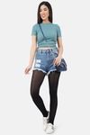 Next2Skin Opaque Pantyhose - Black — thumbnail 1
