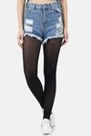 Next2Skin Opaque Pantyhose - Black — thumbnail 2