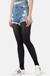 Next2Skin Opaque Pantyhose - Black — thumbnail 3