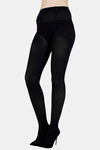 Next2Skin Opaque Designer Pantyhose - Black — thumbnail 2