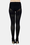 Next2Skin Opaque Designer Pantyhose - Black — thumbnail 4