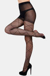 Next2Skin Sheer Designer Pantyhose - Black — thumbnail 2
