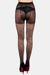 Next2Skin Sheer Designer Pantyhose - Black — thumbnail 4