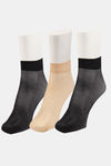 Next2Skin Sheer Socks (Pair Of 3) - Black Black Skin — thumbnail 1