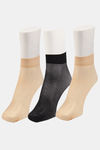 Next2Skin Sheer Socks (Pair Of 3) - Black Skin Skin — thumbnail 2
