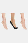 Next2Skin Foot Liners (Pair Of 3) - Black Skin Skin — thumbnail 3