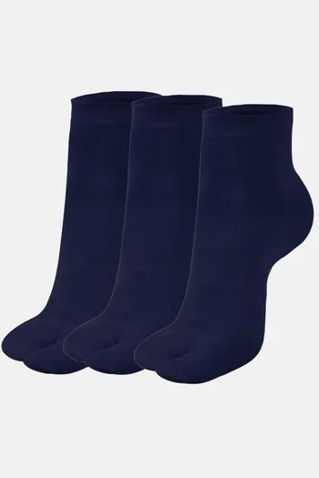 Next2Skin Ankle Thumb Socks (Pack Of 3 ) - Navyblue