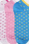 Next2Skin Low Ankle Length Diamond Printed Cotton Socks (Pack of 3) - Assorted — thumbnail 3
