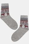 Womens Woollen Regular Length Socks (Pack of 3) - Assorted — thumbnail 3