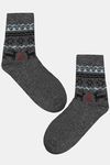 Womens Woollen Regular Length Socks (Pack of 3) - Assorted — thumbnail 4