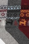 Womens Woollen Regular Length Socks (Pack of 3) - Assorted — thumbnail 6