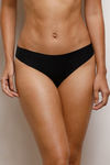 Zivame No Panty Line Laser Cut Bikini Brief- Black — thumbnail 1
