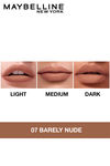 Maybelline New York Sensational Liquid Matte Lipstick 07, Barely Nude - 7 G   — thumbnail 4