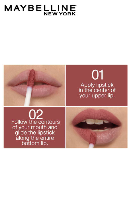 Maybelline New York Sensational Liquid Matte Lipstick 07, Barely Nude - 7 G   — image 6