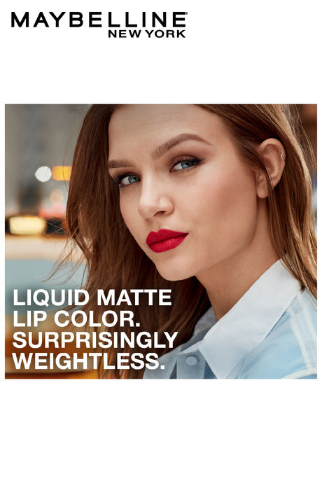Maybelline New York Sensational Liquid Matte Lipstick 07, Barely Nude - 7 G   — image 7
