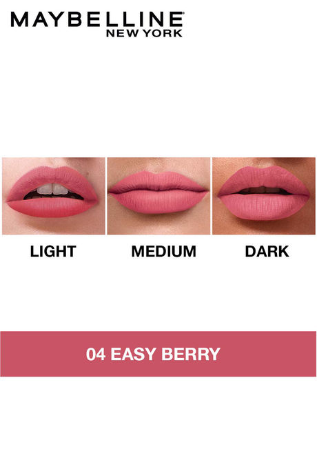 Maybelline New York Sensational Liquid Matte Lipstick 04, Easy Berry - 7 G   — image 4