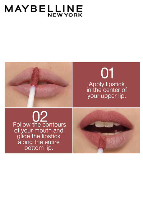 Maybelline New York Sensational Liquid Matte Lipstick 04, Easy Berry - 7 G   — image 5