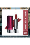 Maybelline New York Color Sensational Creamy Matte Lipstick, 696 Burgundy Blush - 3.9 G   — thumbnail 2