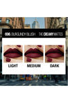 Maybelline New York Color Sensational Creamy Matte Lipstick, 696 Burgundy Blush - 3.9 G   — thumbnail 4
