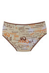 Zivame Appealing Word Art Babydoll With Hipster Brief — thumbnail 4