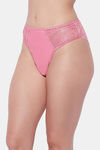 Secrets Medium Rise Zero Coverage Bikini Panty - Pink — thumbnail 3