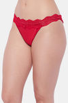 Secrets Medium Rise Zero Coverage Thong - Red — thumbnail 3