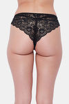 Secrets Medium Rise Zero Coverage Bikini Panty - Black — thumbnail 2
