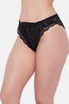 Secrets Medium Rise Zero Coverage Bikini Panty - Black — thumbnail 3