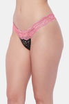 Secrets Medium Rise Zero Coverage Thong - Pink — thumbnail 3