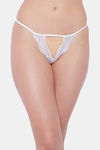 Secrets Medium Rise Zero Coverage Thong - White — thumbnail 1