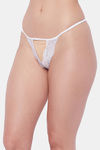 Secrets Medium Rise Zero Coverage Thong - White — thumbnail 3