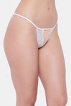 Secrets Medium Rise Zero Coverage Thong - White — thumbnail 4