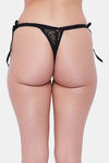 Secrets Low Rise Zero Coverage Thong - Black — thumbnail 2