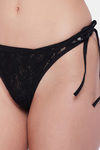 Secrets Low Rise Zero Coverage Thong - Black — thumbnail 5