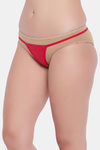 Secrets Low Rise Zero Coverage Bikini Panty - Red — thumbnail 3