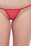Secrets Low Rise Zero Coverage Bikini Panty - Red — thumbnail 5