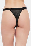 Secrets Low Rise Thong - Black — thumbnail 2