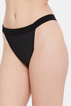 Secrets Low Rise Thong - Black — thumbnail 3