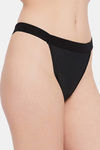 Secrets Low Rise Thong - Black — thumbnail 4