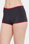 Secrets Mid Rise Boyshort - Black — thumbnail 3