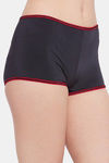 Secrets Mid Rise Boyshort - Black — thumbnail 4